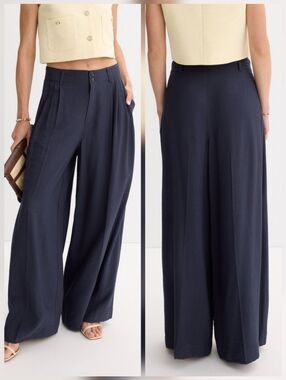 CeCe Pleated Wide Leg Pants Size 14